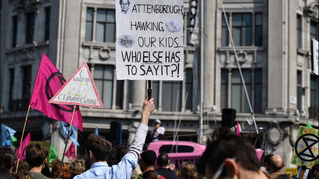 climate change protest