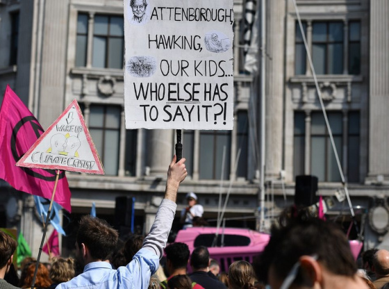 climate change protest