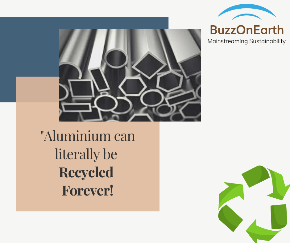 _Aluminium can literally be recycled Forever!