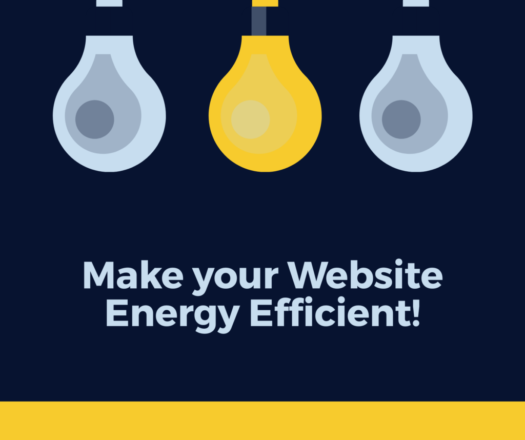 an energy efficient website